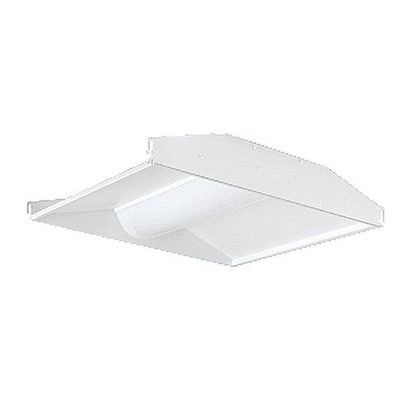 RAB Lighting SWISH Center Basket Troffer LED 2x2 19W Warm Ceiling Dimmable White