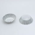 thumbnail image 4 of Tono Plateado Aluminio Molde Huevo Pastel 10 Piezas, 4 of 7