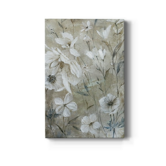 Wildflower Whites Premium Gallery Wrapped Canvas - Ready to Hang - 18 x 27