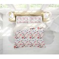 thumbnail image 1 of 3D White Mushroom Quilt Cover Set Bedding Set Pillowcases 04, 1 of 3