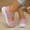 Pink, variant on Women's Mary Jane Style Elastic Strap Shoes Lightweight Comfortable Sneakers Non Slip Slip On Casual Shoes Breathable Walking Shoes Black 6.5 Wide