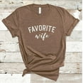 thumbnail image 4 of FAVORITE WIFE Graphic Short sleeve T-Shirt Plus Size, 4 of 9