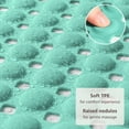 thumbnail image 2 of OTHWAY Non Slip Bath Tub Shower Mat with Suction Cups, Drain Holes, Bathtub Floor Liner Mats for Inside Shower Bathroom, Machine Washable, Soft on Feet, 35x16 Inch (Light Green), 2 of 8