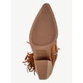 thumbnail image 5 of Madden NYC Women's Faux Suede Fringe Boots, 5 of 6