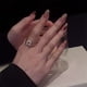 thumbnail image 4 of Anillos para mujer, regalos para mujer, anillo Mahjong rojo versátil, dedo autónomo, telescópico, ancho., 4 of 5