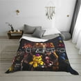 thumbnail image 3 of Lsque Five Nights At Freddy'S Print Flannel Throw Blanket, Ultra-soft Blanket for Bed, Couch, Car, Hypoallergenic Anti-pilling blanket-50"x40", 3 of 8