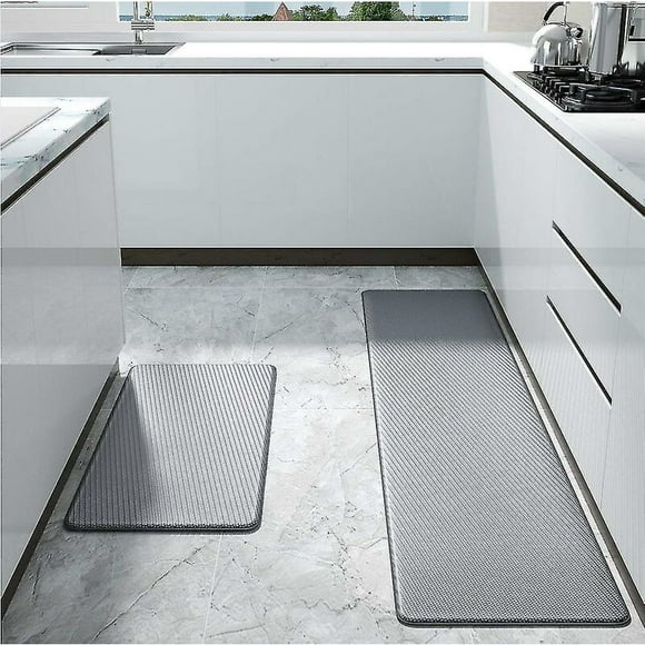 Kitchen Mat, Grapes Wine Rugs, Thick Cushioned Anti Fatigue Floor Mat for Kitchen, Non-Slip Waterproof Heavy Duty Comfort Standing Mats, PVC Runner Rugs