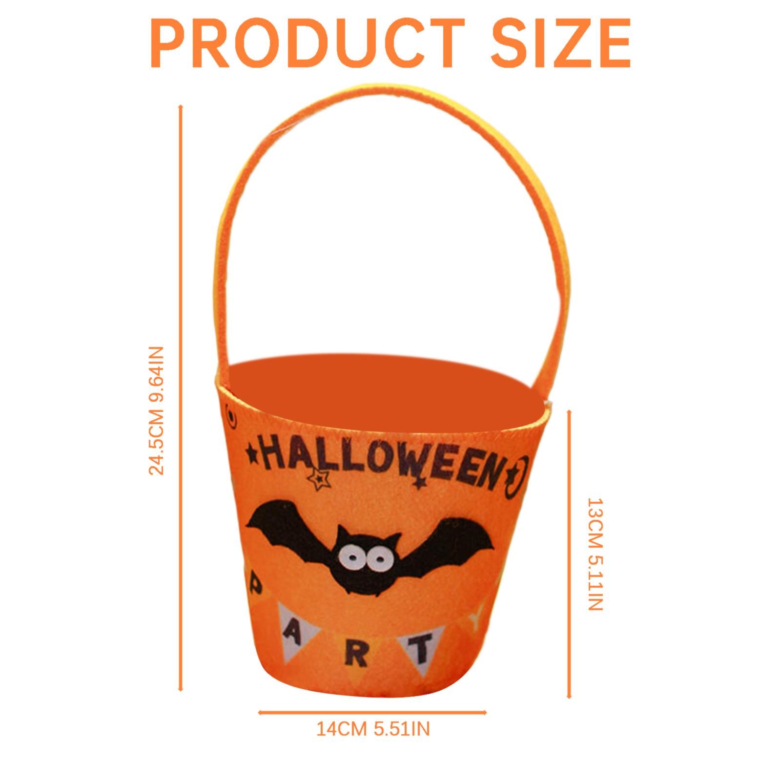 Clearance ZOURIH Event Party Halloween Candy Bag Kids Portable Large Clearance ZOURIH Event Party Halloween Candy Bag Kids Portable Large