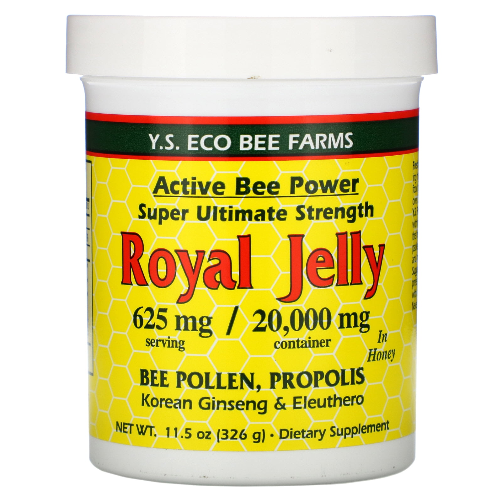 YS Organic Bee Farms Alive Bee Power Royal Jelly Paste 20000 mg. 11