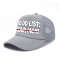 thumbnail image 4 of Lettering print baseball cap Unisex Funny, 4 of 6