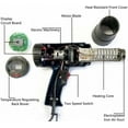 thumbnail image 6 of Heat Gun With 4 Original Nozzles 2000W Professional Hot Air Gun 50℃- 600℃ Variable Temperature Control with 3-Temp Settings, Overload Protection, Double Heating Wire Fast Heating, 6 of 10