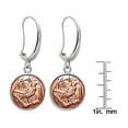 thumbnail image 3 of Thrush Coin Earrings | Silvertone Hook Style | Genuine Coin | Women’s Fashion Jewelry | Certificate of Authenticity - American Coin Treasures, 3 of 3