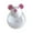 White, variant on Walbest Cat Slow Feeder Cat Food Ball Mice Water Droplet Bone Tumbler Shaped Pet Treat Ball Cat Food Toy Ball Pet Food Ball