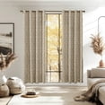 thumbnail image 4 of shyuyusa Thickened Jacquard Shading Curtain, Textured Woven Window Drape for Home Interior, 4 of 6