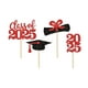thumbnail image 1 of Adornos para tartas de graduación 2025, artículos para fiestas, adornos para tartas, insertos para cupcakes, diseño temático de graduación, 1 of 7