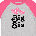 thumbnail image 4 of Inktastic Love Hearts Big Sis Girls Toddler T-Shirt, 4 of 5