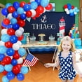 thumbnail image 3 of MMTX Red White Blue Balloon Garland Kit, 4th of July Independence Patriotic Decorationss for Birthday Graduation Superhero Spiderman Captain American Themed Party, 3 of 9
