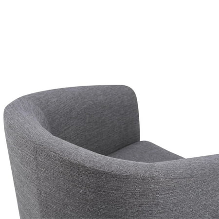 Simpli Home - Austin 30 inch Wide Tub Chair - Distressed Black