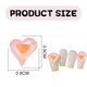 thumbnail image 2 of 10 piezas Aurora Mocha Brocas de base puntiaguda Rosa Love Heart K9 Brocas de vidrio Decoración de uñas, 2 of 5