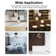 thumbnail image 4 of Neoglint AC 110-120V Retro 3 Heads Chandelier Hanging Pendant Lamp E26 Base Socket Holder for Living Room Bedroom Study Room Cafe Shop, 4 of 5