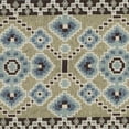 thumbnail image 6 of SAFAVIEH Veranda Moriah Southwestern Indoor/Outdoor Runner Rug, 2'3" x 12', Green/Blue, 6 of 7