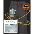 thumbnail image 4 of Chrisuno Mens Snow Bibs Ski Hiking Pants Windproof Snowboard Insulated Grey S, 4 of 5