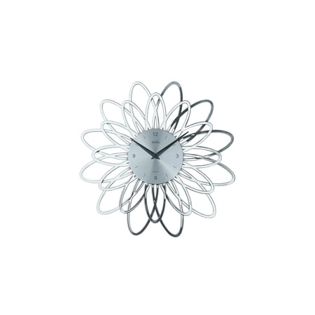 Modern wall clock with quartz movement from AMS AM W9362