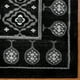Ladole Rugs Inspiration Collection Innovante Style Contemporain Géométrique Doux Tapis de Surface en Polypropylène en Noir Blanc, 5x8 (5'3" x 7'6", 160cm x 230cm) – image 4 sur 4