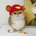 thumbnail image 3 of Sunflower Pet Halloween Hat For Cats And Dogs, Cartoon Style, Embroidered, One Size, 3 of 6