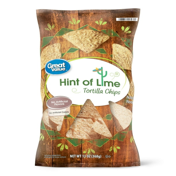 Great Value Gluten-free Hint Of Lime Tortilla Chips 13 Oz - Walmartcom