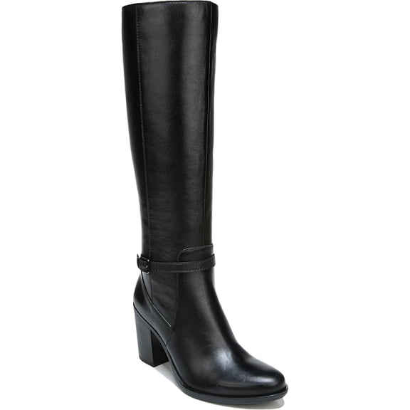 Naturalizer Women's Kalina Knee High Boots Black Wide Calf 11M
