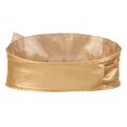 thumbnail image 4 of Cinturón de cintura ancha Zulema de cuero suave alrededor de oro, 4 of 8