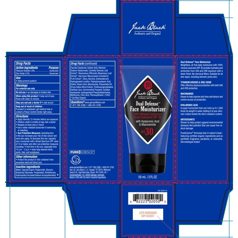 Jack Black Dual Defense Face Moisturizer SPF 30 photo 2