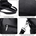 thumbnail image 2 of Women's Soft Faux Leather Tote Bag Purse Handbags Wallet Handbag Shoulder Bags Crossbody Bag Large Capacity, 2 of 7