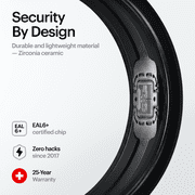 Tangem Ring Size 9 (الولايات المتحدة) - محفظة تشفير آمنة - تخزين بارد موثوق به لعملات Bitcoin وEthereum وNFTs والمزيد من العملات المعدنية - محفظة أجهزة غير متصلة بالإنترنت بنسبة 100%
