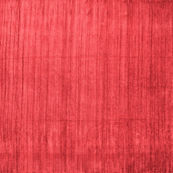 Ahgly Company Indoor Square Abstract Red Contemporary Area Rugs, 6' Square