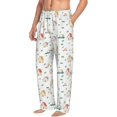 thumbnail image 6 of Logiee Cartoon House Print Pajama Pants for Men,Men’s Pajama Bottoms,Mens PJ Pants with Pockets & Button Fly-Medium, 6 of 6