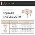 thumbnail image 3 of LA Linen TCpop58x58-GreenHuP20 Polyester Poplin Square Tablecloth, Hunter Green - 58 x 58 in., 3 of 5