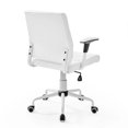 thumbnail image 4 of Modway Chaise de Bureau en Vinyle, Réglable de 18 à 21 Pouces, Blanc, 4 of 11