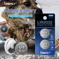 thumbnail image 2 of CT-ENERGY CR2032 Batteries Rechargeable 6 Pack 3.6V Lir2032 Battery, 2 of 6