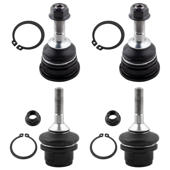 BOXI Front Upper Lower Ball Joints for Ford Crown Victoria, Mercury Grand Marquis, Marauder, Lincoln Town Car 2003-2006, K500042 K80141, 4pc