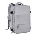 thumbnail image 1 of Sac à Dos pour Ordinateur Portable Sac de Jour Mode Décontracté 180 Degrés Ouvert Résistant à l'Eau Sac à Dos Gris, 1 of 9