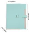 thumbnail image 3 of Colour Tab Expanding File Folder 5 Pockets Durable A4 Letter Size Organizer Water Dividers Home//School Document Holder, 3 of 4