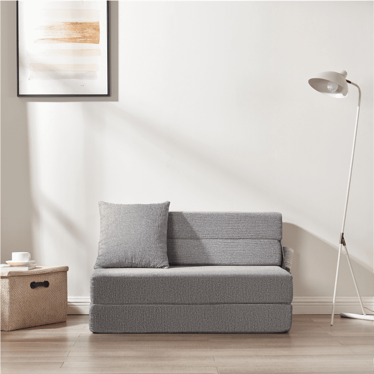 Z-HOM Folding Sofa Bed, Adjustable 6 Inch Floor Couch with