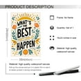 thumbnail image 6 of SYDposter Daily Reminder Positive Wall Art, Positive Affirmation Quote Wall Decor, Colorful What's The Best That Could Happen Uplifting Quote Poster, Boho Inspirational Art 16x24in Unframed, 6 of 6