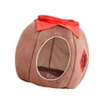 thumbnail image 3 of Manta para tienda de campaña para gatos y perros, antideslizante, autocalentable, con caracteres chinos decorativos. Caqui L, 3 of 9
