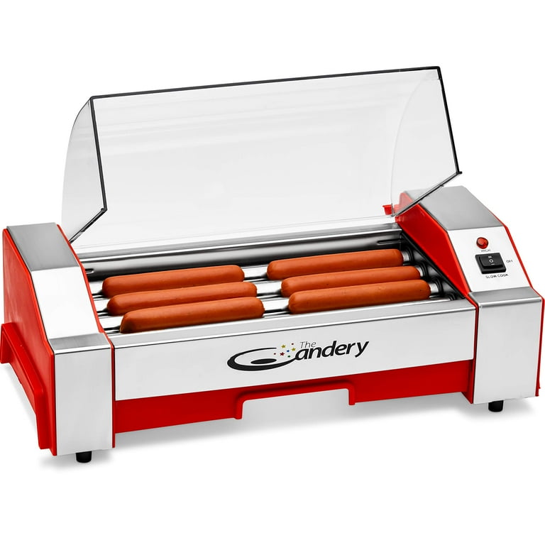 The Candery Electric Hot Dog Maker - Rotating Sausage Grill The Candery Electric Hot Dog Maker - Rotating Sausage Grill