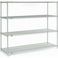thumbnail image 2 of Nexel Wire Shelving, Poly-Z-Brite, 54"W X 18"D X 63"H, 2 of 4