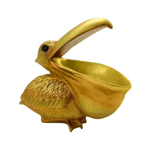 Llavero y soporte para teléfono con figura de pájaro de resina | Bandeja decorativa para guardar llaves, cartera y gafas | Decoración de escritorio para el hogar y la oficina, regalo para