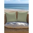 thumbnail image 5 of 1 Pack Outdoor Throw Pillow, Sage Green Waterproof Pillow with Insert Included, Farmhouse Sage Green Decor Decorative Accent Cushion Sofa Pillows for Patio Porch, 18 x 18 In, 5 of 8
